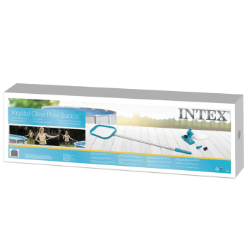 Intex Pool Reinigungsset mit Kescher, Bodensauger Venturi